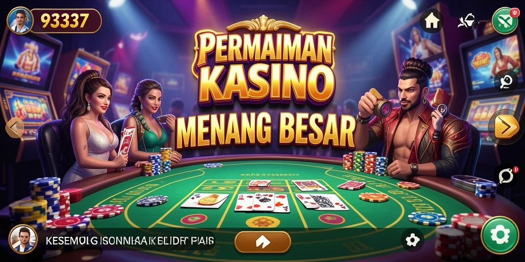 Tampilan menarik dari gameplay Kasino yang seru dalam 93337.