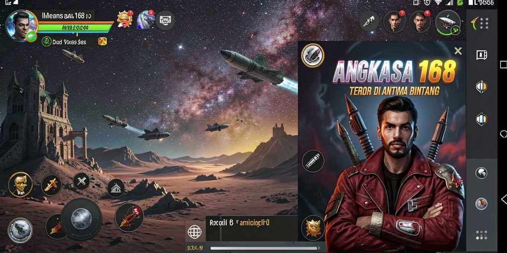 Gameplay ANGKASA168 menunjukkan kengerian luar angkasa yang mendalam.