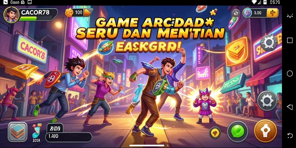 Tampilan gameplay CACOR78 yang menantang dan seru.