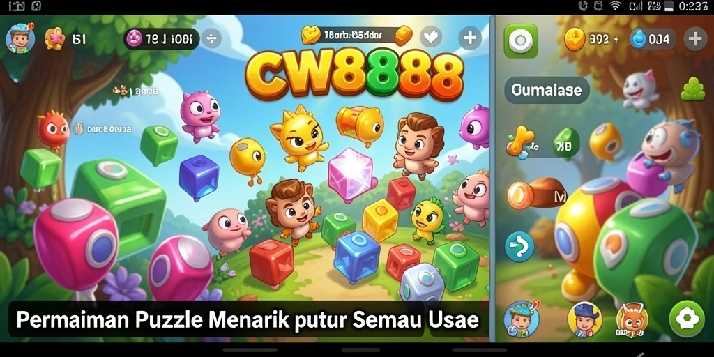 Tampilan gameplay CW8888 yang menantang dan menarik.
