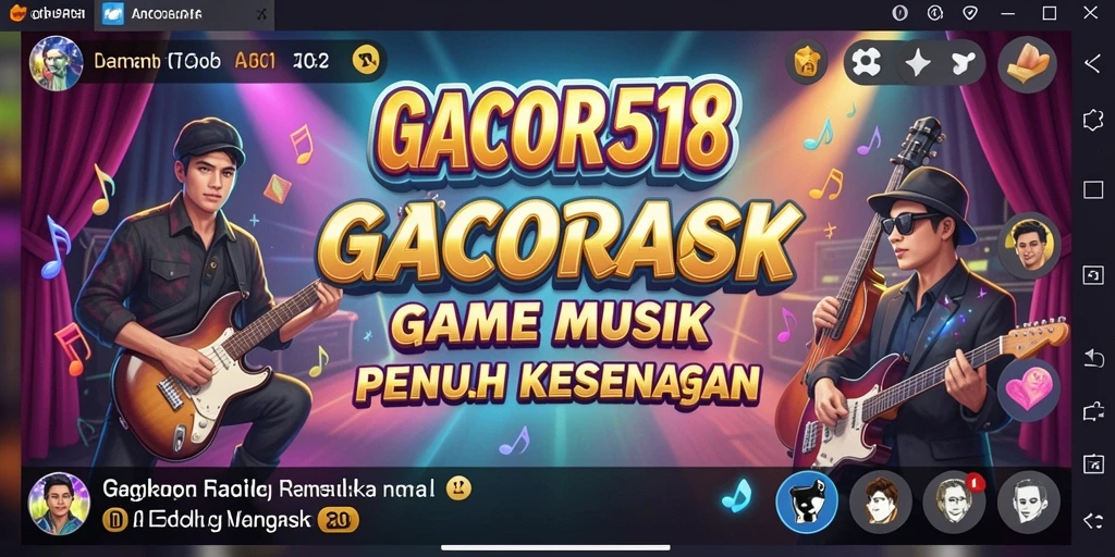 Screenshot GACOR518 menampilkan gameplay yang seru dan interaktif dengan berbagai lagu.