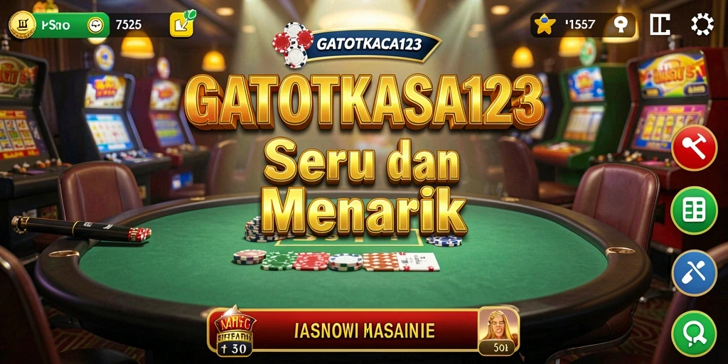 Tampilan screenshot GATOTKACA123 menampilkan keseruan permainan Kasino yang menarik.