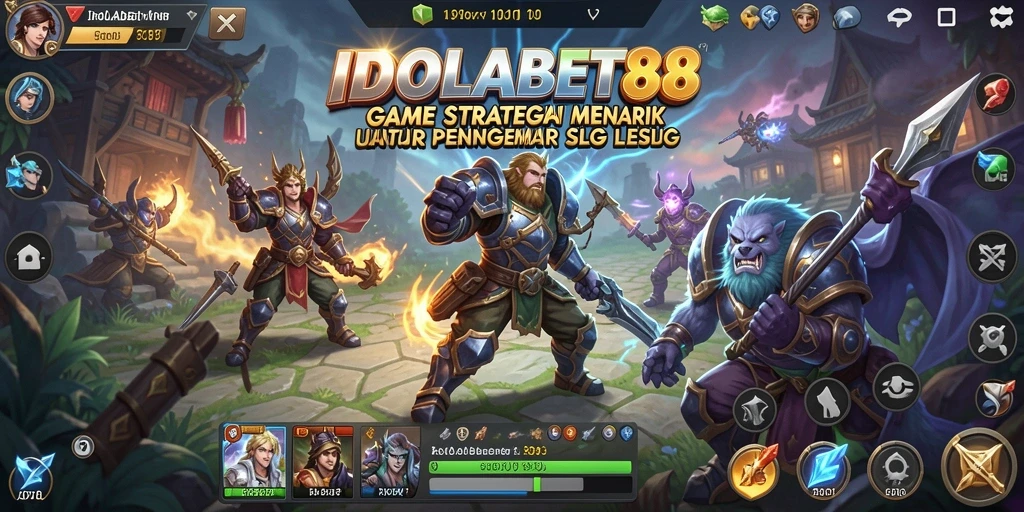Tampilan seru gameplay IDOLABET88 dengan elemen SLG yang menantang.