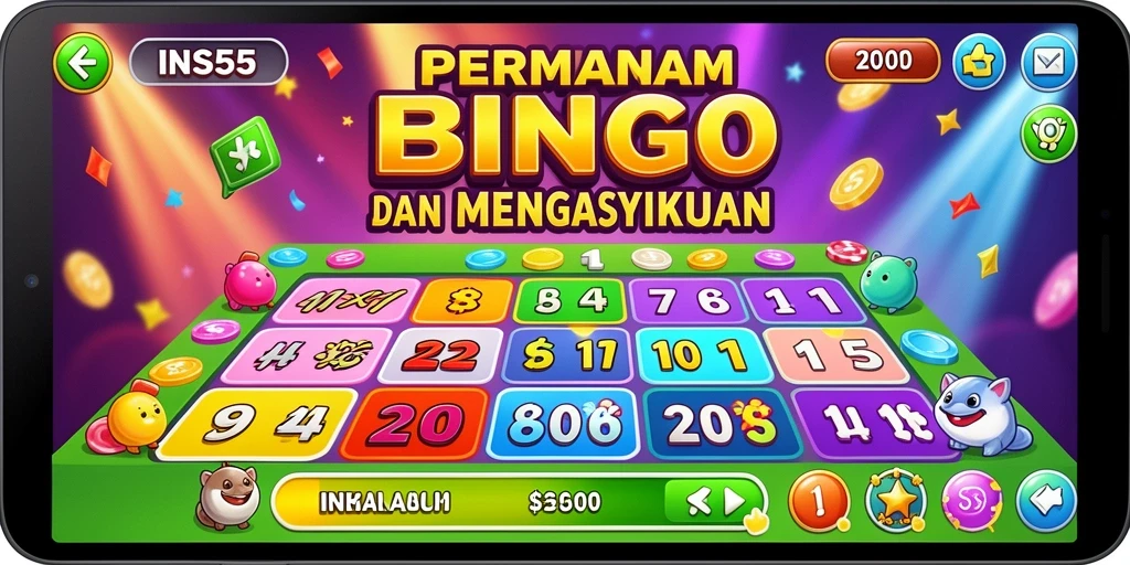 Screenshot gameplay seru dari permainan Bingo INS55.