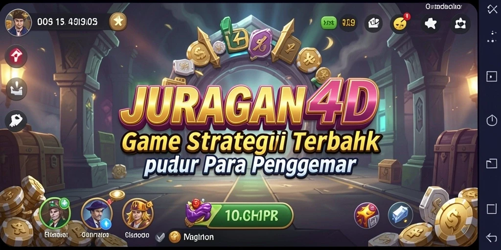 Tangkapan layar menampilkan aksi seru di dalam JURAGAN4D.