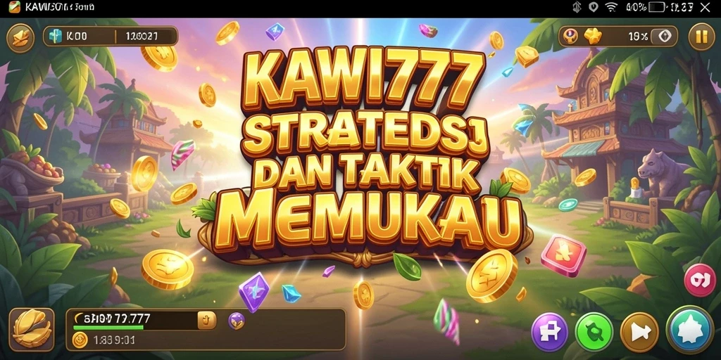 Tampilan menarik dari gameplay strategi KAWI777 yang mendebarkan.