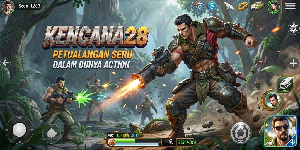 Screenshot KENCANA28 menampilkan gameplay yang mendebarkan.