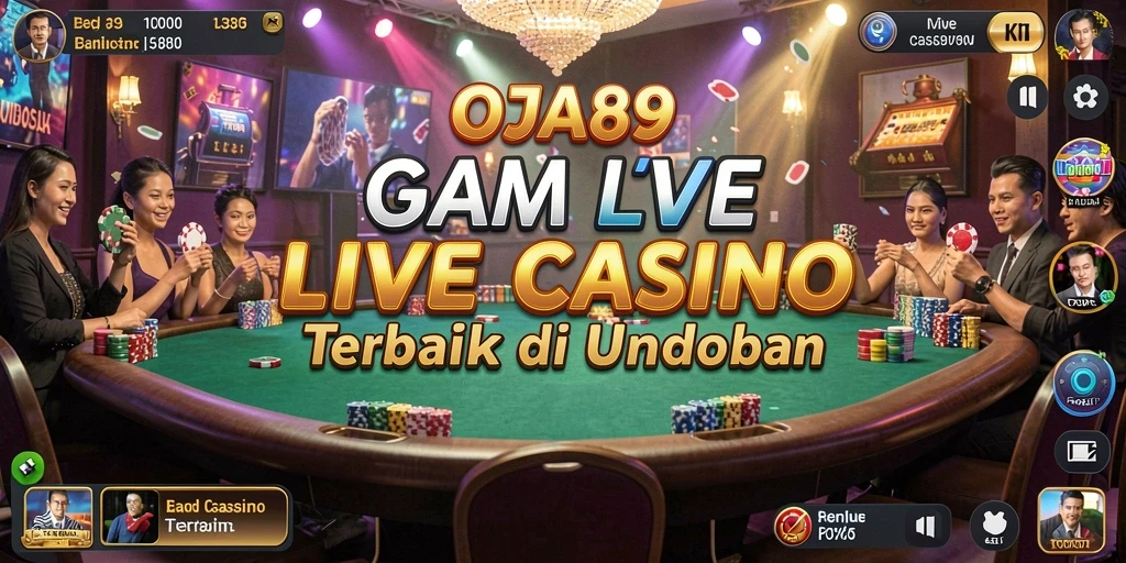 Tampilan gameplay menarik dan mendebarkan dari OJA89 Live Casino.