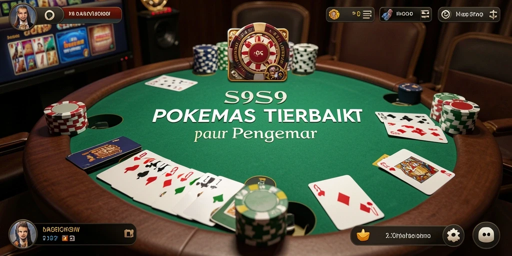 Screenshot utama S9S9 menampilkan gameplay Poker yang seru dan interaktif.