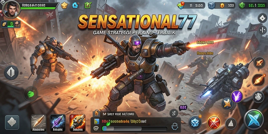 Tampilan gameplay mendebarkan dari SENSATIONAL77.
