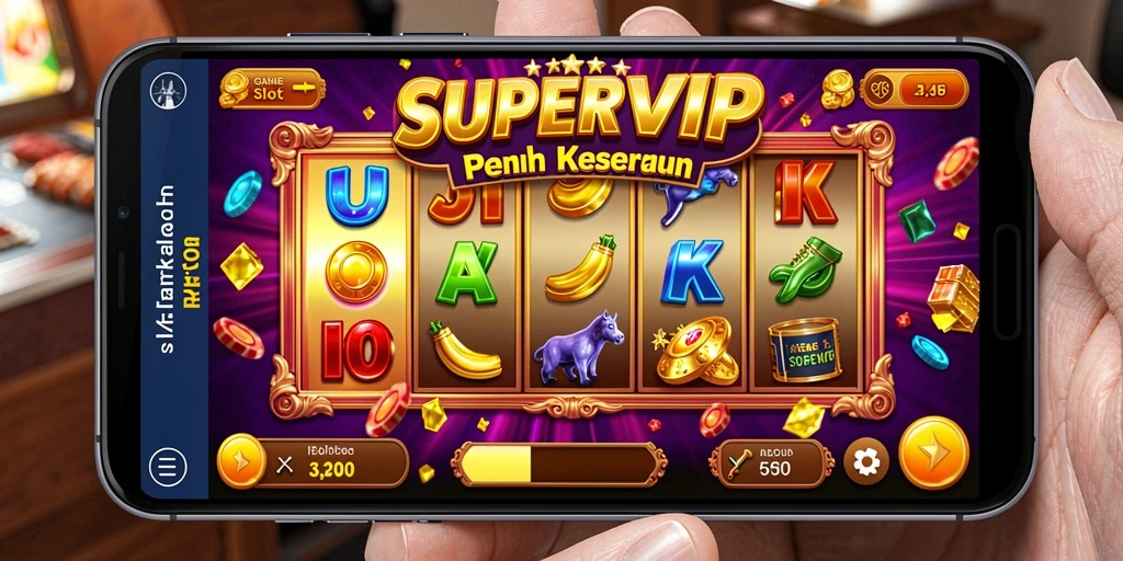 Screenshot gameplay SUPERVIP dengan grafik yang menakjubkan dan fitur slot menarik.