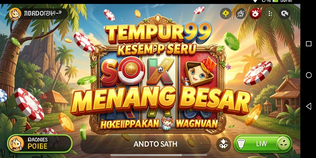 Screenshot utama TEMPUR99 menampilkan gameplay Slot yang seru dan menarik.