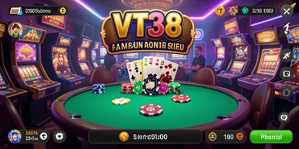 Tampilan gameplay VT38 yang memukau dan mendebarkan.