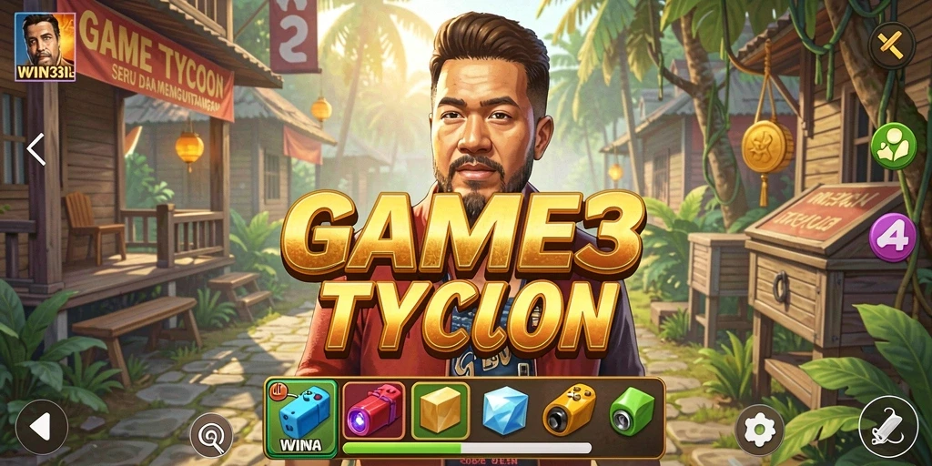 Gameplay seru WIN33 menampilkan pengelolaan bisnis Tycoon yang menarik.
